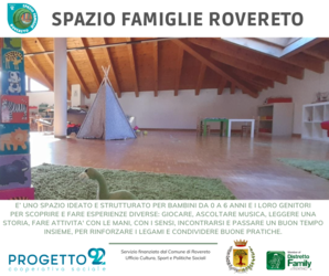 Immagine: CARTOLINA SPAZIO FAMIGLIE