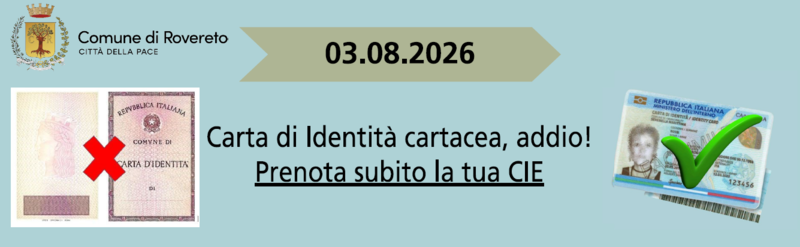 Aperture straordinarie sportelli anagrafici per rinnovo carta di identità cartacea