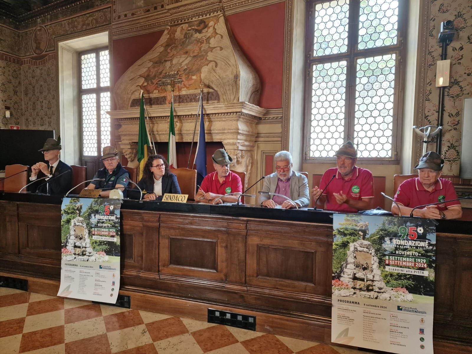 Immagine: Conf Stampa 95° Gruppo Alpini Filzi