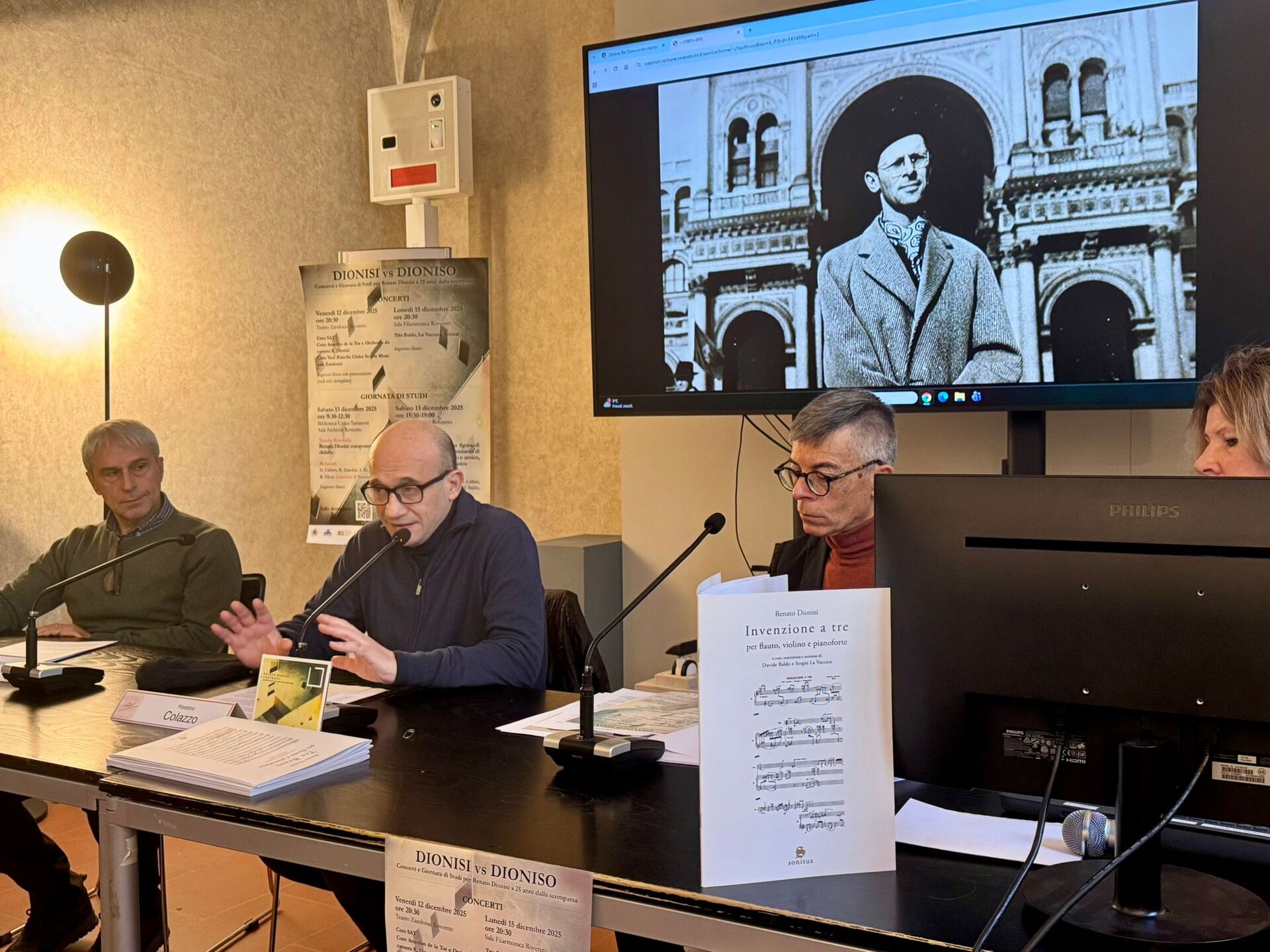 Da sx Rinaldo Filosi, Cosimo Colazzo, Stefano Lavarini