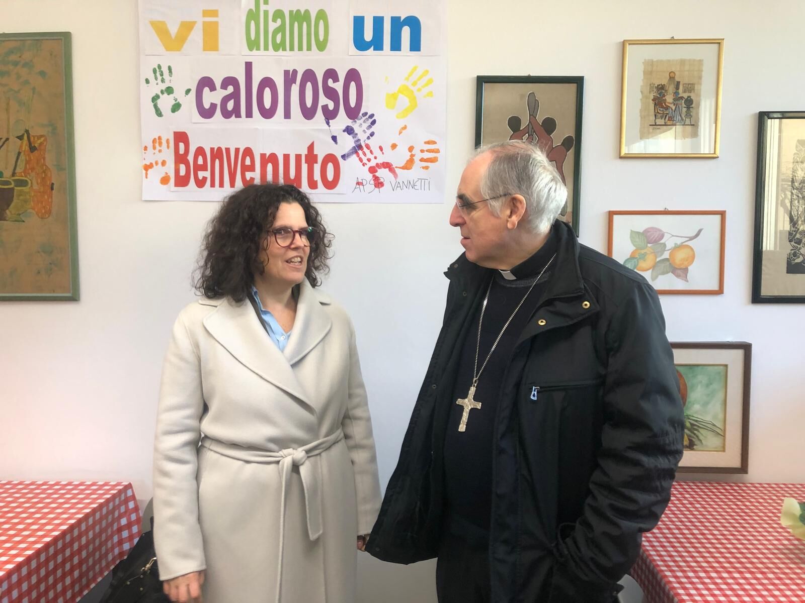Immagine: Inaugurazione pasto provvidena