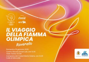 Rovereto Città della Pace accoglie la Fiamma Olimpica
