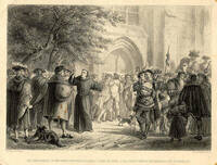 stampa che raffigura Lutero