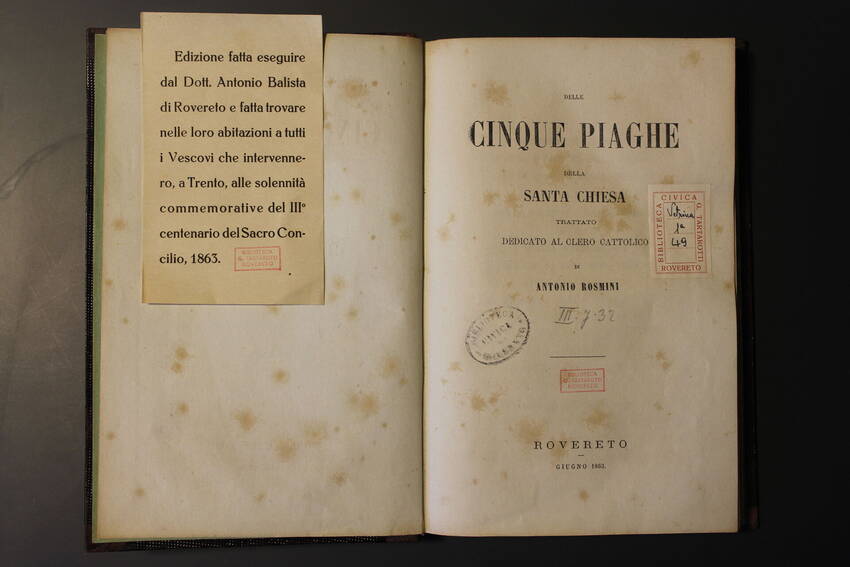 Cinque Piaghe della Chiesa di Antonio Rosmini