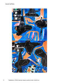 Riproduzione di un'opera di Silvio Cattani, "Traiettoria"