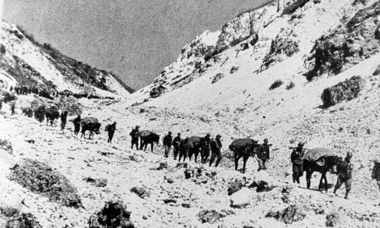 Alpini in marcia