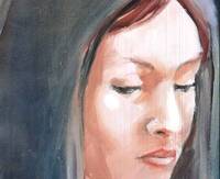 ritratto moderno di Bernardina Floriani realizzato da Romina Bandera