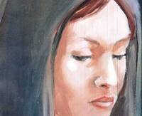 ritratto moderno di Bernardina Floriani realizzato da Romina Bandera