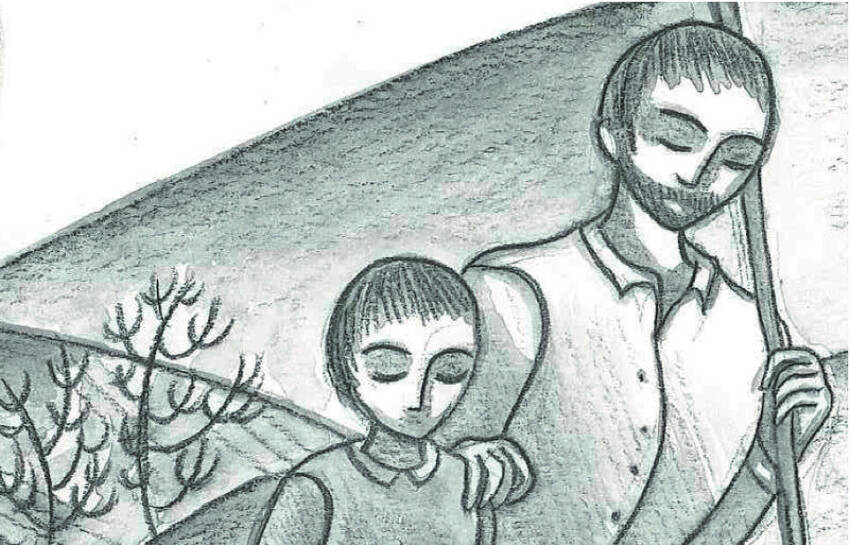 Illustrazione di Marta Bianchi per il racconto "Il Gorgo"