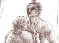 Illustrazione di Marta Bianchi per "La paga del sabato" di Fenoglio