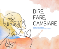 disegno con volto femminile per la Giornata internazionale della donna