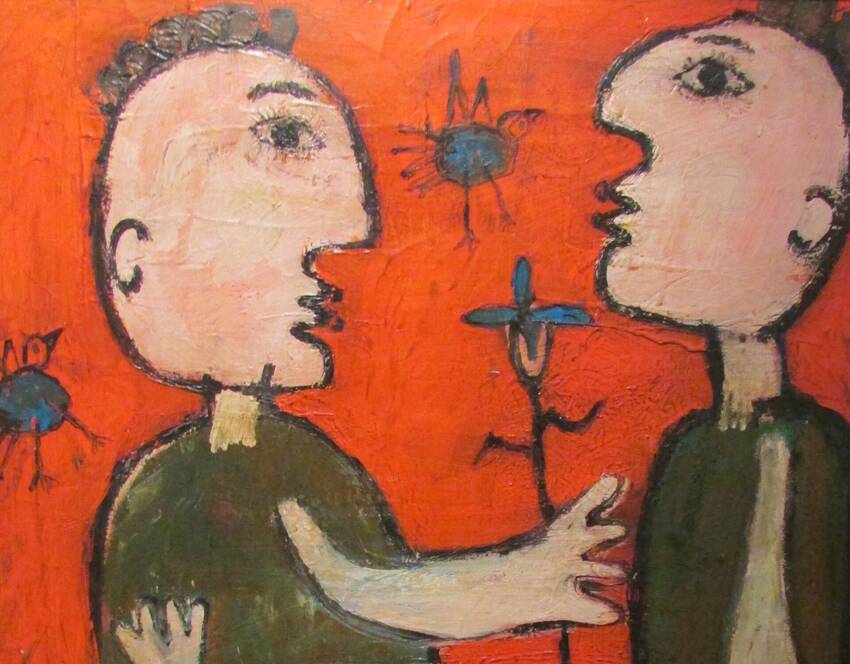 particolare di un'opera di Filippini