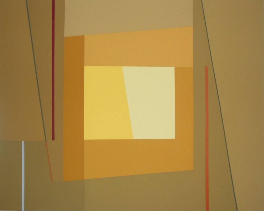 G. Korompay "Luce d'altoforno" serigrafia 1977 G. Korompay "Luce d'altoforno" serigrafia 1977