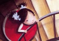 particolore disgno con bambina