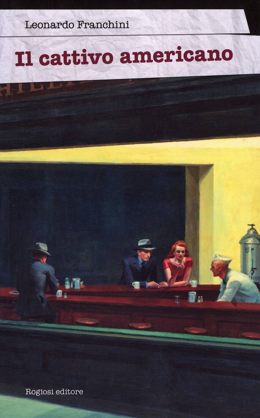 Copertina del libro che riproduce un quadro del pittore americano Hopper "I nottambuli" Copertina del libro che riproduce un quadro del pittore americano Hopper "I nottambuli"