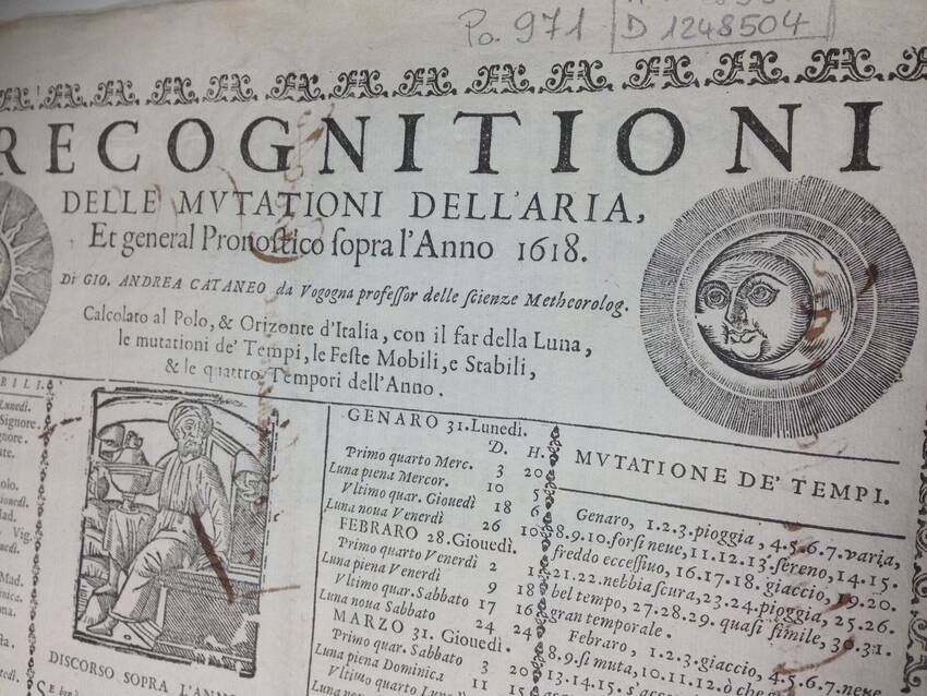 Almanacco (1618) BCR Po 971