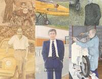 copertina del libro "Il Lavoro in Vallagarina nell'Arte" di Renato Restelli 