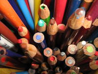 matite colorate senza punta