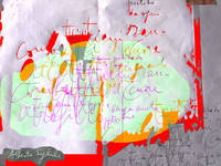 Firme su un foglio colorato