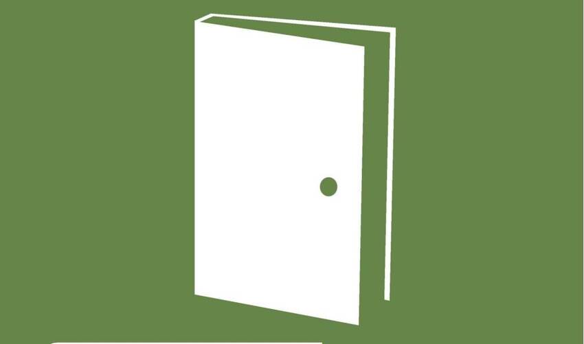 libro stilizato sfondo verde