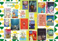 collage di copertine di libri per la terza elementare