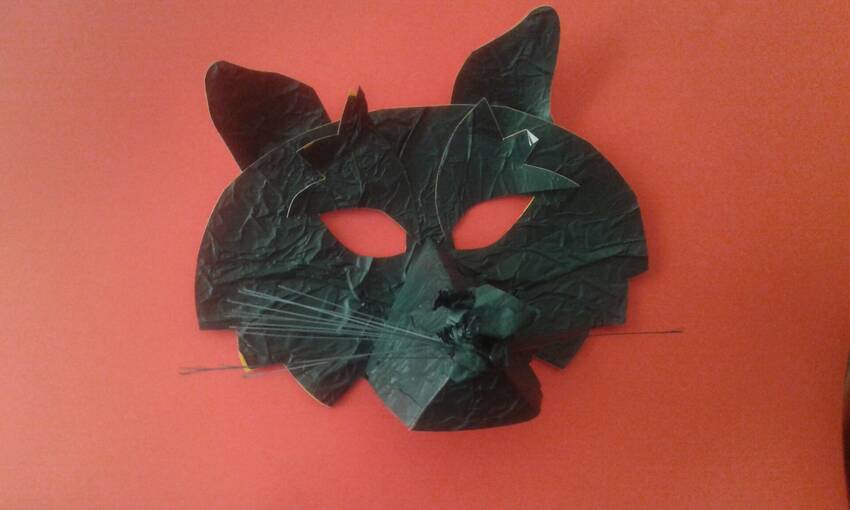 maschera da lupo