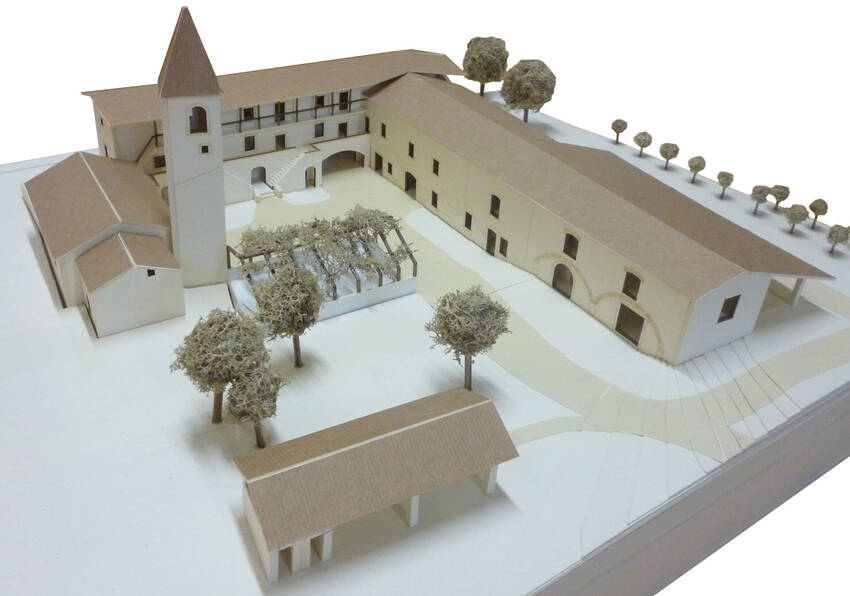 Plastico del progetto di restauro e valorizzazione del maso S. Ilario Plastico del progetto di restauro e valorizzazione del maso S. Ilario
