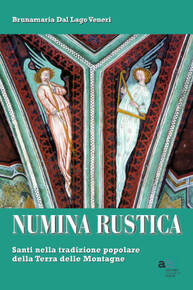 Copertina del libro raffigurante due vele di cappella gotica con santi affrescati