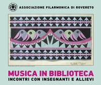 particolare della locandina della musica in biblioteca