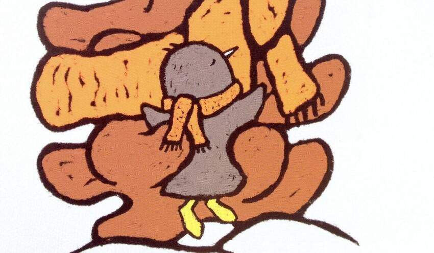 Immagine tratta dal libro "Pinguino, Pigna e altre avventure" Immagine tratta dal libro "Pinguino, Pigna e altre avventure"