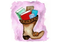 Stivale contenente libri