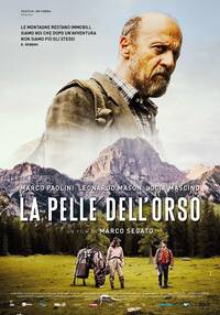 locandina del film "La pelle dell'orso" di Marco Segato con Marco Paolini