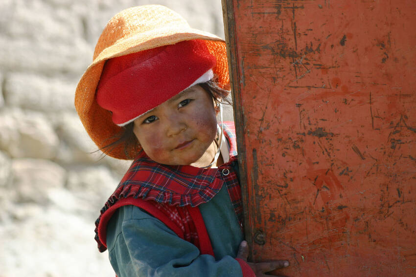 Immagine di bambino boliviano Immagine di bambino boliviano