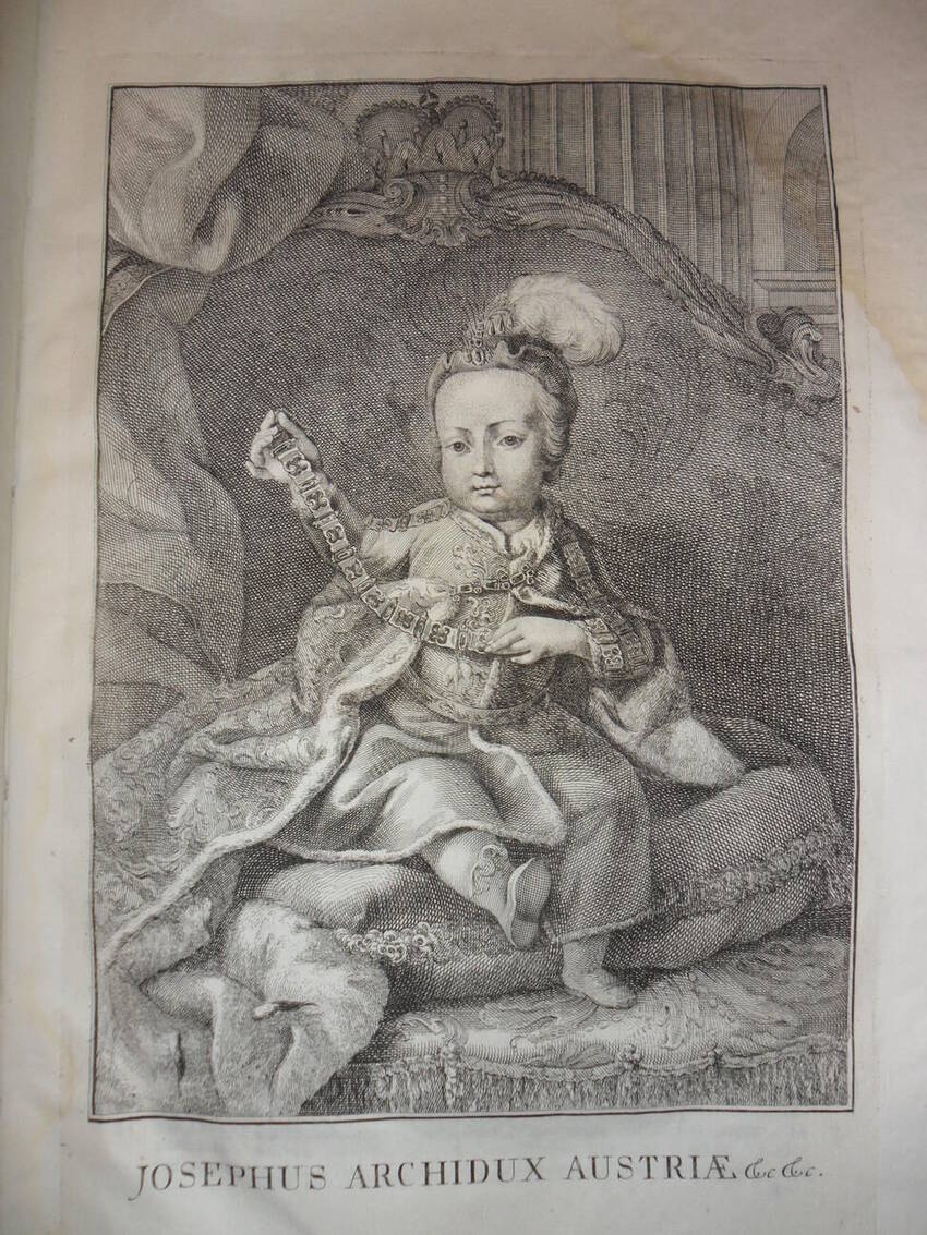 ritratto infantile di Giuseppe arciduca d'Austria ritratto infantile di Giuseppe arciduca d'Austria