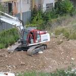 demolizioni effettuate nel cantiere alle ore 15 