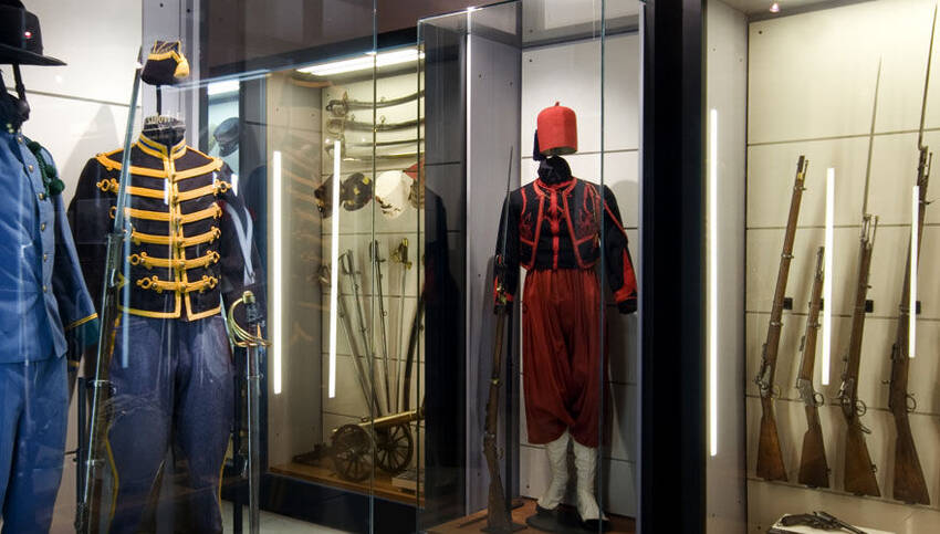 Sala del Museo Storica Italiano della Guerra di Rovereto