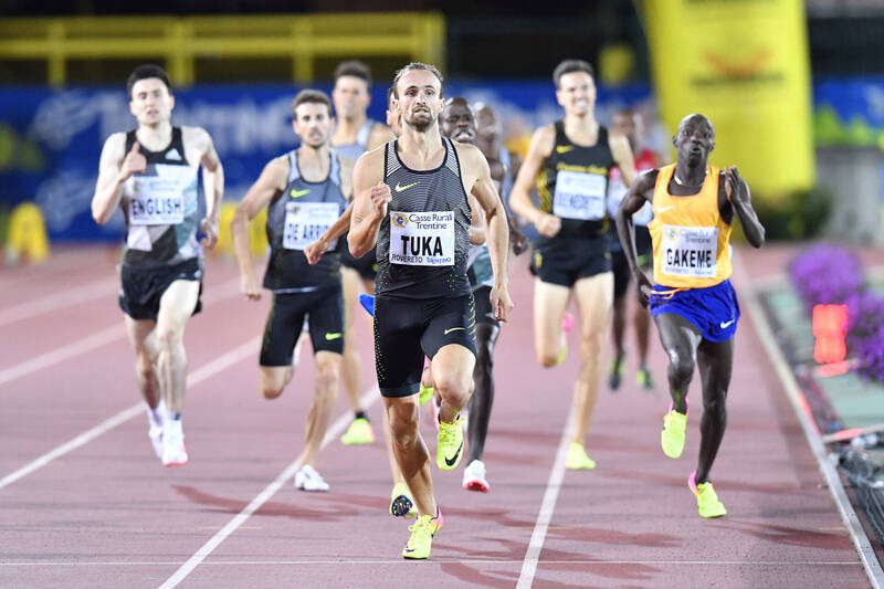 Amel Tuka in fase di gara edizione 2016